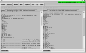 UHDAS Terminal Tab screenshot