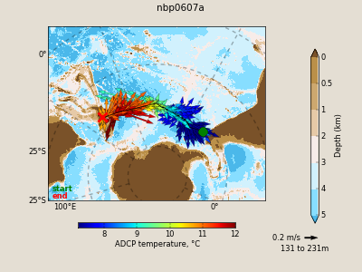 Thumbnail map showing labelled sections for which data are available